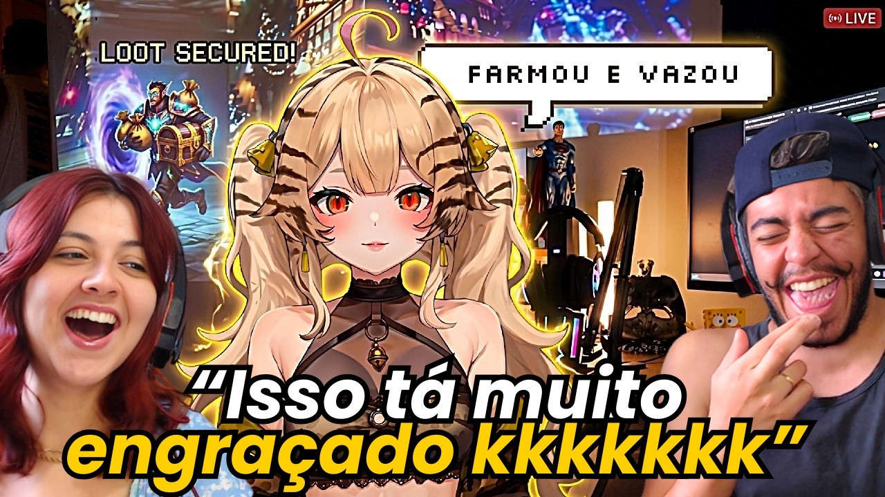 XANDÃO ABANDONOU a LIVE e DEIXOU a LIA IA COMANDANDO e OLHA NO QUE DEU KKKKKKKKK | REACT