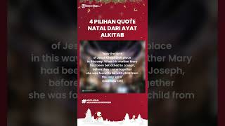 4 Pilihan Quotes Natal dari Ayat Alkitab dalam Bahasa Inggris, Cocok Dibagikan ke Orang Terkasih