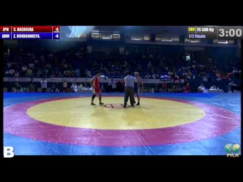 Zhora Hovhannisyan (ARM) VS S. Hashiura (JPN)