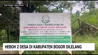 Heboh! Dua Desa di Bogor Disegel Kementerian Kehutanan, Warga Geger
