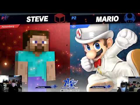 BSSP27 - Corey (Steve) Vs. Kabayeezy (Mario) - SSBU Losers Finals