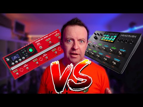 Boss RC-600 vs Headrush Looperboard