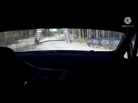 Adrien Fourmaux 68m jump from onboard cam SS19 Ruuhimäki WRC Rally Finland