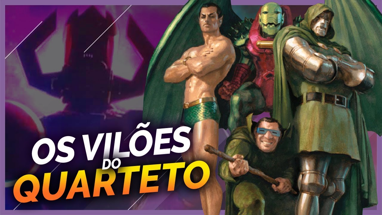 OS 10 MAIORES INIMIGOS DO QUARTETO FANTÁSTICO
