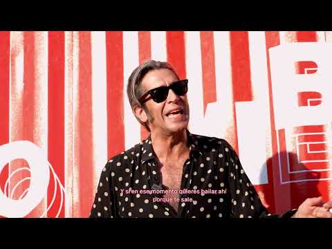 Entrevista a Mario Vaquerizo en Disco Vibra Mahou en Mad Cool Festival