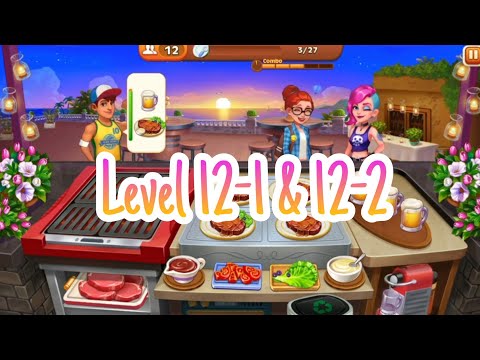 Cooking Madness- A Chef's Restaurant Game Level 12! 12-1 & 12-2