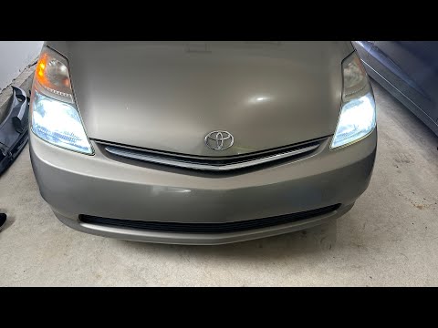 How to Put LED Headlights on 2nd Gen Prius (2004 - 2009) - Katana LED Headlights