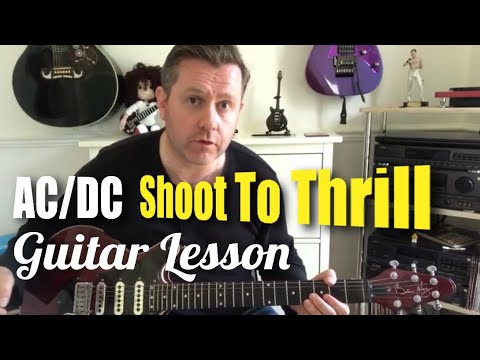 Shoot To Thrill - AC/DC - Guitar Lesson (Guitar Tab)