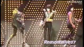 Kiss- Cold Gin - Live Staples Center LA 2009 - Ustream Facebook WebCast