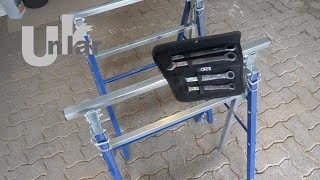 TELESKOP-ARBEITSBOCK Brennenstuhl - Zusammenbau und Test