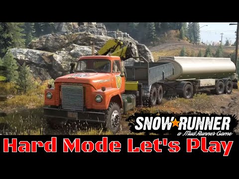 Snowrunner Hard Mode Let's Play | Corporate Launch | Episode 43