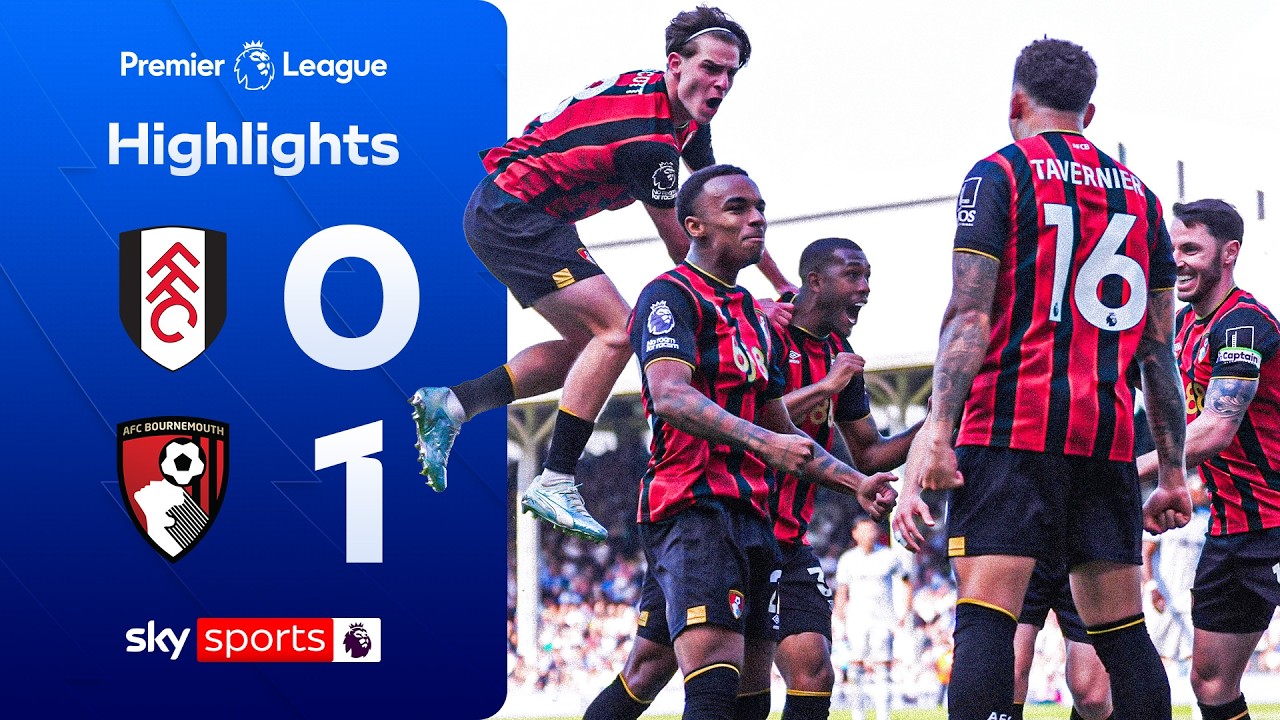 Rayan STUNNER as both sides see red! 🟥 | Fulham 0-1 Bournemouth | Premier League Highlights