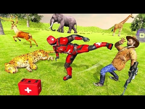 Light Superhero Speed Hero Robot Rescue Mission-android Games play