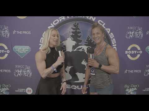IFBB Pro Brooke Pighin at the 2022 IFBB Sasquatch Pro