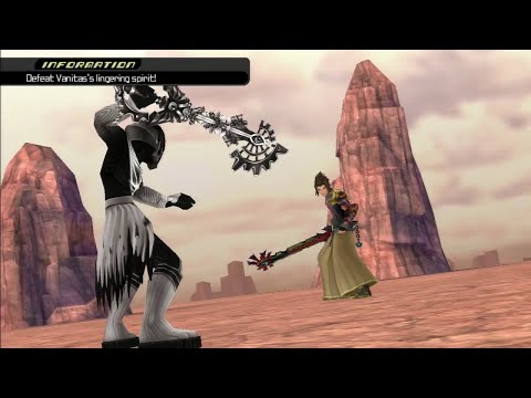 Kingdom Hearts Birth By Sleep HD - Vanitas Lingering Spirit (No Damage/LV1 Critical/All Characters)