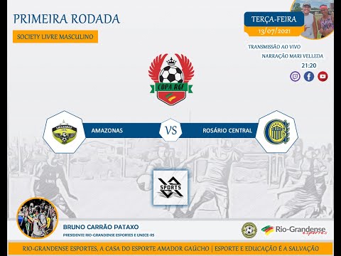 Primeira rodada Copa RGF society 2021 - Amazonas x Rosário central