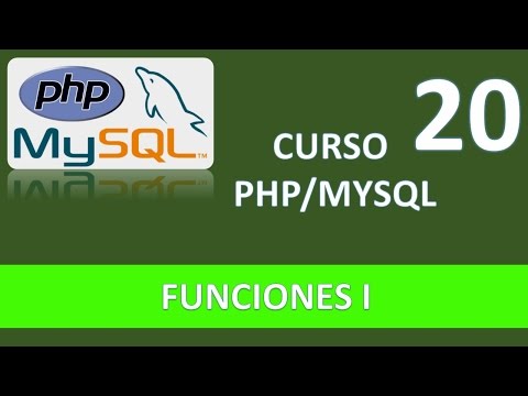 PHP MySQL Course. Functions I. Video 20