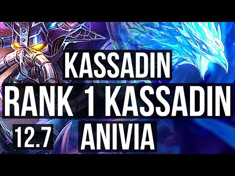 KASSADIN vs ANIVIA (MID) | Rank 1 Kassadin, 900+ games, Legendary, 16/5/10 | BR Challenger | 12.7