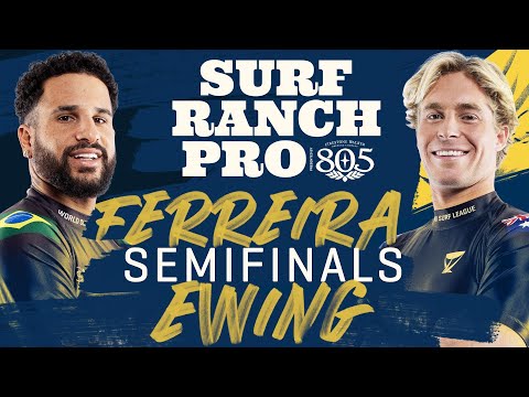 Italo Ferreira vs Ethan Ewing | Surf Ranch Pro Presented By 805 Beer - Semifinals Heat Replay