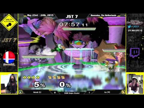 JST7 - Amsah (Marth, Sheik) Vs Ice (Fox) - SSBM Singles Bracket Grand Final