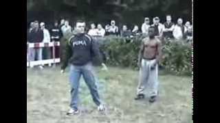 BLACK  MAN VS GYPSY! bareknuckle fight 2014
