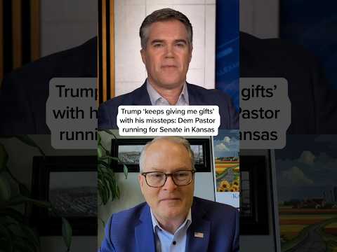 Trump 'keeps giving me gifts' with his missteps: Dem Pastor running for Senate in Kansas