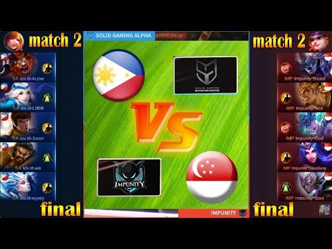 MSC Grand Final Match 2 (FINAL) IMPUNITY vs SOLID GAMING ALPHA | Mobile Legends Bang Bang