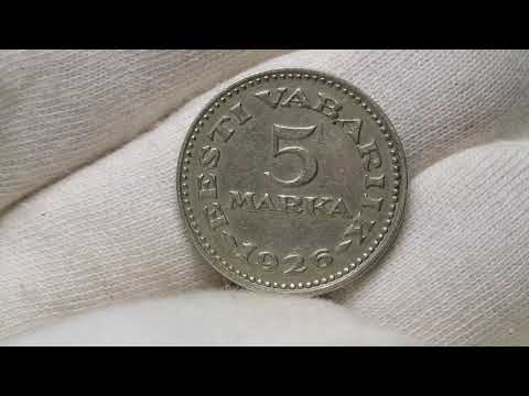 Estonia 5 marka 1926 - Rare!