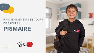 La 2e Classe - Fonctionnement des cours de groupe au primaire