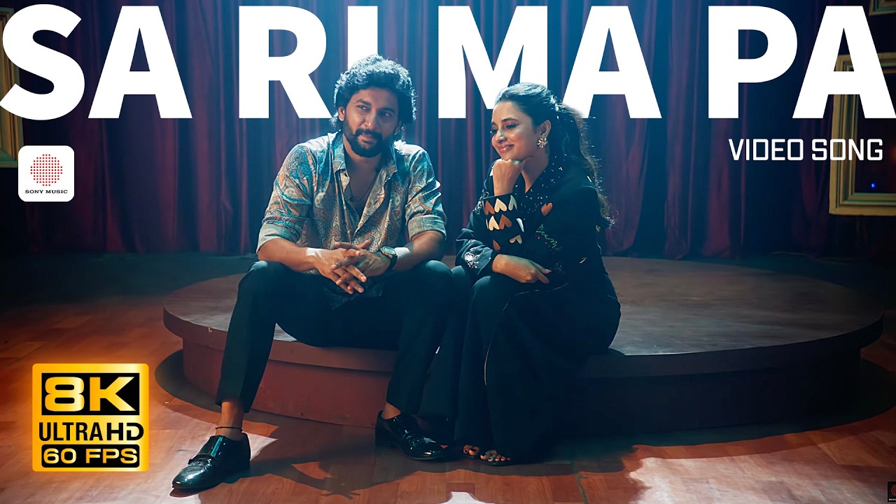 Sa Ri Ma Pa 8K 60 FPS Video Song | Saripodhaa Sanivaaram | Nani | Priyanka Mohan | Jakes Bejoy