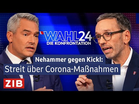 Highlights aus dem TV-Duell zwischen Nehammer (ÖVP) und Kickl (FPÖ) | 23.09.2024