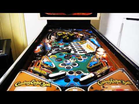 Pinball Cowboy Eight Ball da LTD,Brasil