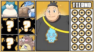 Tierno Kanto Journey Pokémon Team