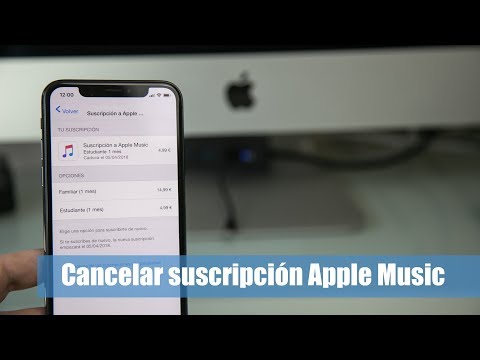 Cómo cancelar una suscripción de Apple Music