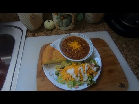 Chili and Cornbread recipe