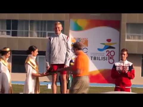 EYOF 2015: 6. sacensību diena - sudrabs šķēpa mešanā