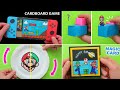 6 Cool Super Mario Paper Crafts DIY Super Mario Game From Paper How To Make PAPER CRAFTS For FANS