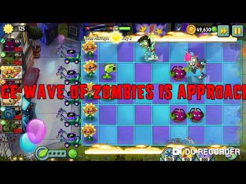 Plants vs zombies 2: "Битва с Зомбоссом, открыли новый мир", "Танцы" и зомби отмечают Новый год".