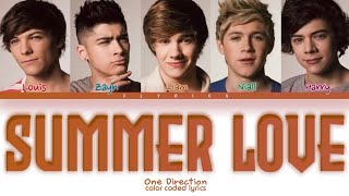 One Direction - Summer Love Lyrics (Color Coded Lyrics)