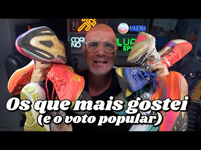 Os 5 TÊNIS que MAIS GOSTEI de USAR em 2025 (E os TOP 5 no VOTO POPULAR)
