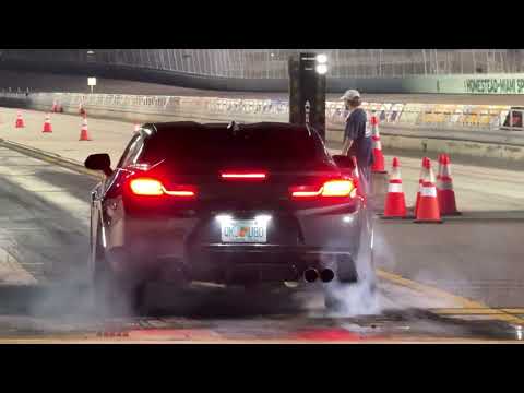 Procharged Camaro SS (8SPD) vs. G82 BM4 M4 Compition (xDrive) | 1/8th Mile Drag Race