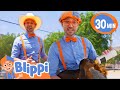Blippi Feeds A Baby Goat BEST OF BLIPPI TOYS Educational Videos For Kids