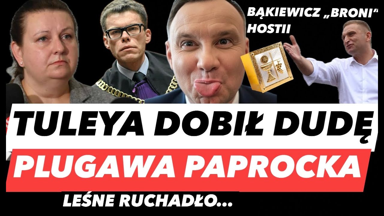 TULEYA ROZWALIŁ DUDĘ – RUCHADŁO LEŚNE❗️PAPROCKA BRONI TABERNAKULUM I BOD...