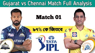 Gujarat Titans vs Chennai Super Kings match prediction, CSK vs GT 1st match prediction, IPL 2023