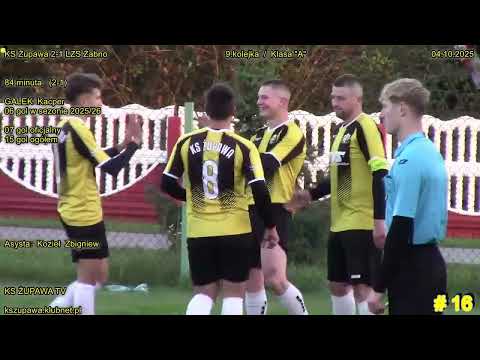 Wszystkie gole KS Żupawa w rundzie jesiennej sezonu 2025/2026