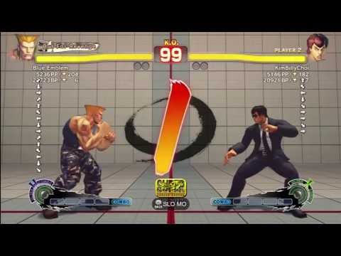 Blue Emblem (Guile) vs Kim Billy Choi (Fei Long)