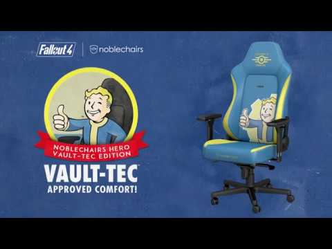 Žaidimų kėdė Noblechairs HERO Fallout Vault-Tec Edition, PU oda video