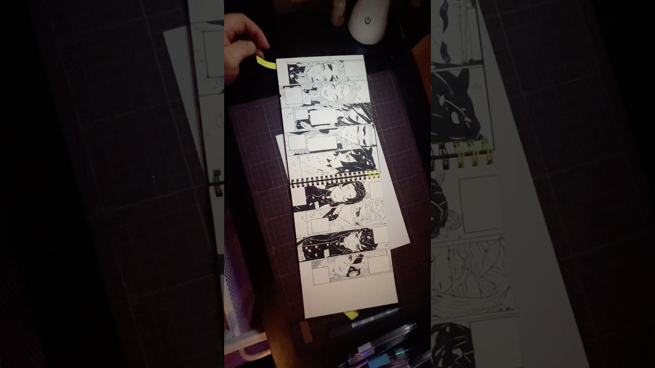 【鬼滅の刃】【一発描き】紙を裏返したら神絵が見つかりました。