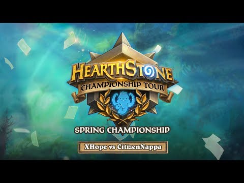 XHope vs. CitizenNappa – Group A Match 2 – 2017 Hearthstone Spring Championship