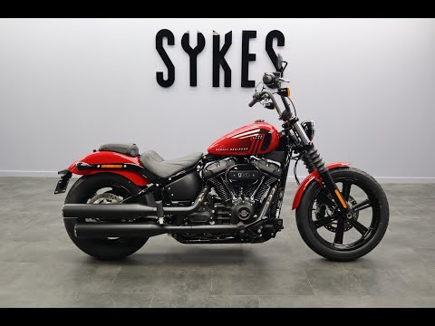 NEW 2023 Harley-Davidson FXBBS Softail Street Bob 114 in Redline Red